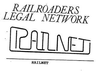 RAILROADERS LEGAL NETWORK/RAILNET logo