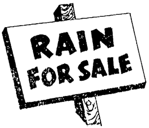 RAIN FOR SALE logo