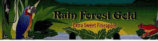 RAIN FOREST GOLD" "EXTRA SWEET PINEAPPLE" logo