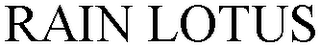 RAIN LOTUS logo