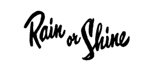 RAIN OR SHINE logo