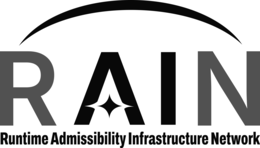 RAIN RUNTIME ADMISSIBILITY INFRASTRUCTURE NETWORK logo