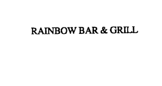 RAINBOW BAR & GRILL logo