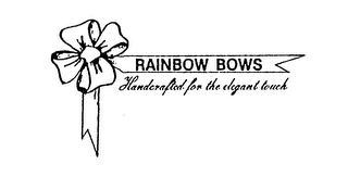 RAINBOW BOWS HANDCRAFTED FOR THE ELEGANT TOUCH