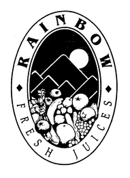 RAINBOW FRESH JUICES logo
