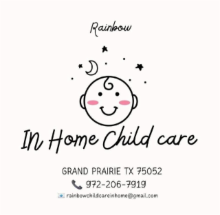 RAINBOW IN HOME CHILD CARE GRAND PRAIRIE TX 75052 972-206-7919 RAINBOWCHILDCAREINHOME@GMAIL.COM logo
