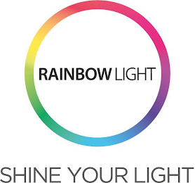 RAINBOW LIGHT SHINE YOUR LIGHT logo