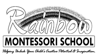 RAINBOW MONTESSORI SCHOOL HELPING UNLOCK YOUR CHILD'S CREATIVE POTENTIAL & IMAGINATION. logo