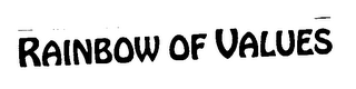 RAINBOW OF VALUES logo