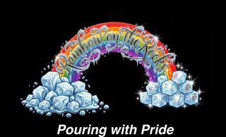 RAINBOW ON THE ROCKS POURING WITH PRIDE logo