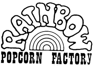 RAINBOW POPCORN FACTORY logo
