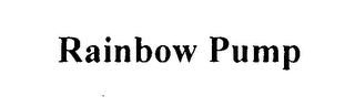 RAINBOW PUMP logo