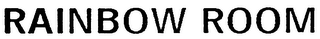 RAINBOW ROOM logo