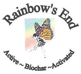 RAINBOW'S END ACTIVE BIOCHAR ACTIVATED logo