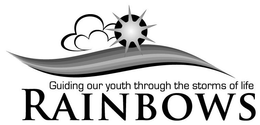 RAINBOWS GUIDING OUR YOUTH THROUGH THE STORMS OF LIFE logo