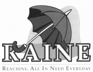 RAINE REACHING ALL IN NEED EVERYDAY logo