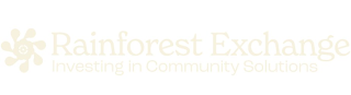 RAINFOREST EXCHANGE INVESTING IN COMMUNITY SOLUTIONS logo