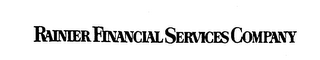 RAINIER FINANCIAL SERVICES COMPANY logo