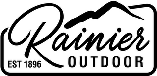 RAINIER OUTDOOR EST 1896 logo