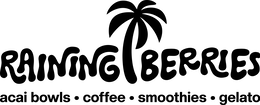 RAINING BERRIES ACAI BOWLS COFFEE SMOOTHIES GELATO logo