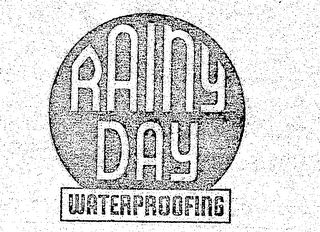 RAINY DAY WATERPROOFING logo