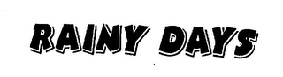 RAINY DAYS logo