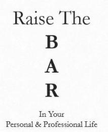 RAISE THE BAR IN YOUR PERSONAL & PROFESSIONAL LIFE logo