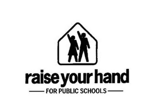 RAISE YOUR HAND FOR PUBLIC SCHOOLS logo