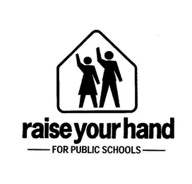 RAISE YOUR HAND FOR PUBLIC SCHOOLS logo