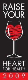 RAISE YOUR HEART FOR HEALTH logo