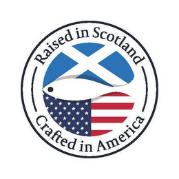 RAISED IN SCOTLAND CRAFTED IN AMERICA logo
