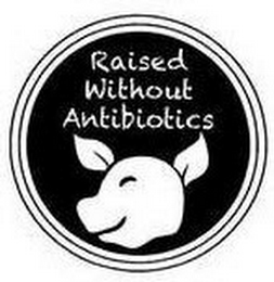 RAISED WITHOUT ANTIBIOTICS logo