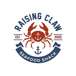 RAISING CLAW SEAFOOD SHACK EST. 2020 logo