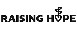 RAISING HOPE logo