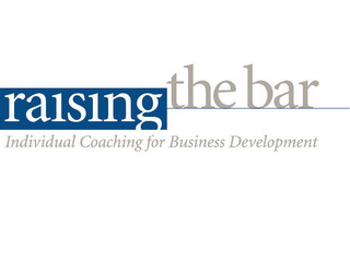 RAISING THE BAR logo