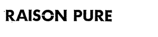 RAISON PURE logo