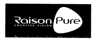 RAISON PURE CREATIVE VISION logo
