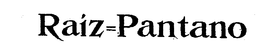 RAIZ=PANTANO logo