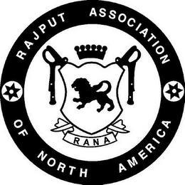 RAJPUT ASSOCIATION OF NORTH AMERICA RANA logo