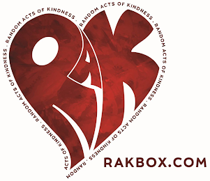 RAK, RAKBOX.COM RANDOM ACTS OF KINDNESS logo