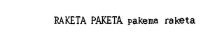 RAKETA PAKETA PAKEMA RAKETA logo