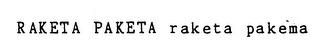 RAKETA PAKETA RAKETA PAKEMA logo