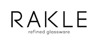 RAKLE REFINED GLASSWARE logo