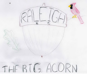 RALEIGH NC THE BIG ACORN logo