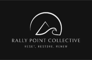 RALLY POINT COLLECTIVE RESET, RESTORE, RENEW logo