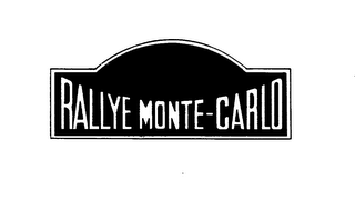 RALLYE MONTE-CARLO