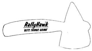 RALLYHAWK "GETS THINGS GOING" logo
