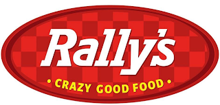 RALLY'S CRAZY GOOD FOOD logo