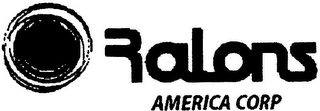 RALONS AMERICA CORP logo