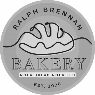 RALPH BRENNAN BAKERY NOLA BREAD NOLA FED EST. 2020 logo